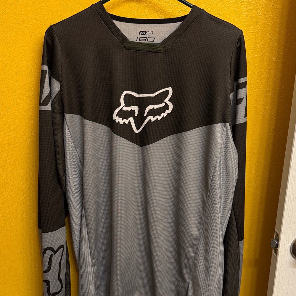 Fox 180 Black and Gray Jersey